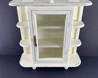 White Curio Cabinet Etsy