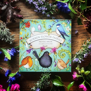 Boîte de 8 cartes Oiseau
