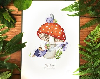 Mushroom Print - Fly agaric