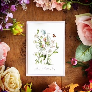 Tarjetas de boda, aniversario y compromiso (paquete de 6)