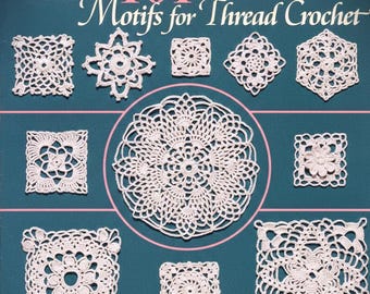 101 Häkelmotive – Vintage-Spitzenmuster – Quadrate, Sechsecke, Blumen, Schneeflocken, Filetdeckchen – Vintage-PDF-Anleitung