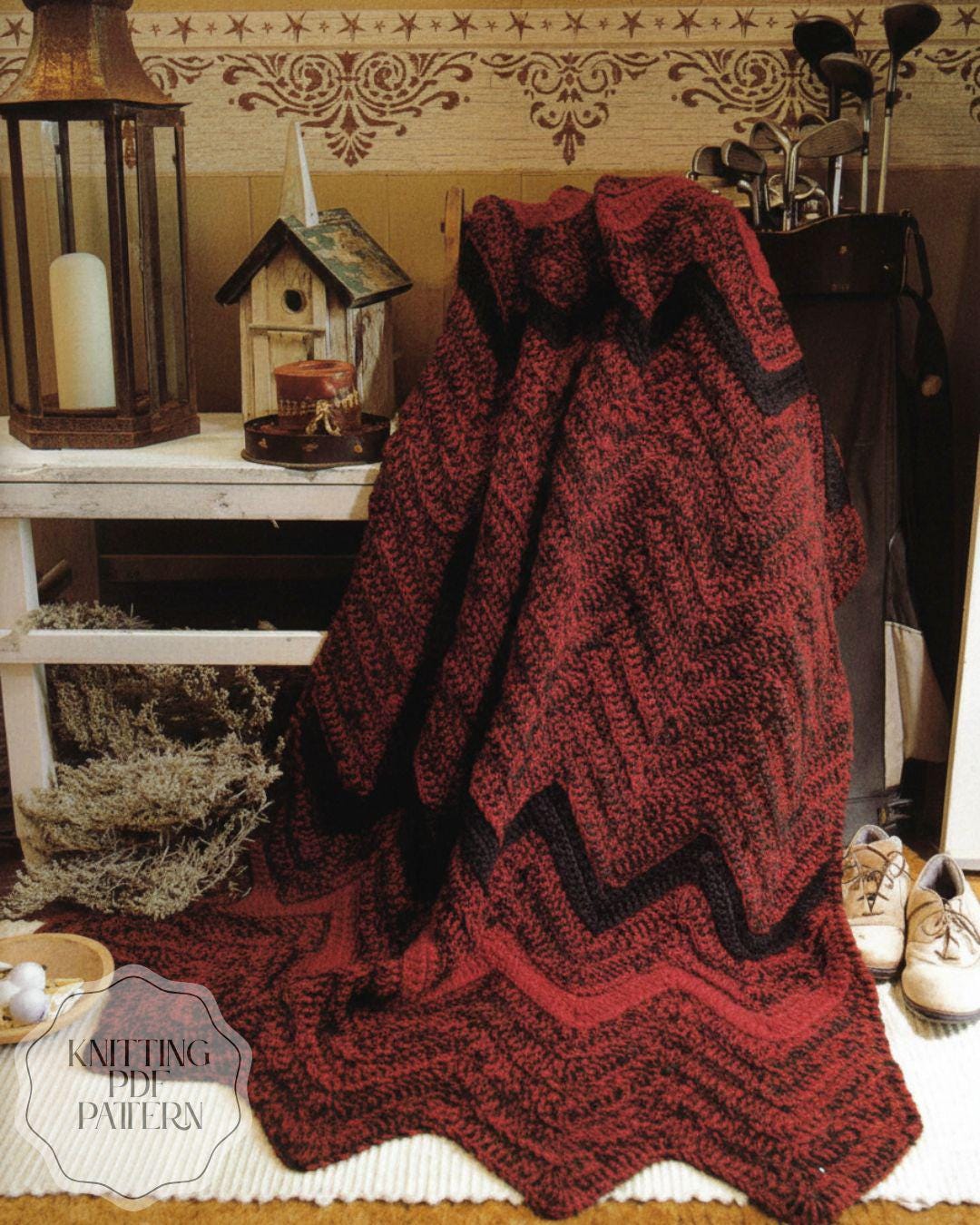 Vintage Tweed Blanket - Etsy