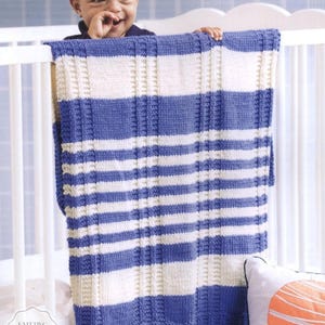 Vintage Striped Blanket Cotton - Etsy