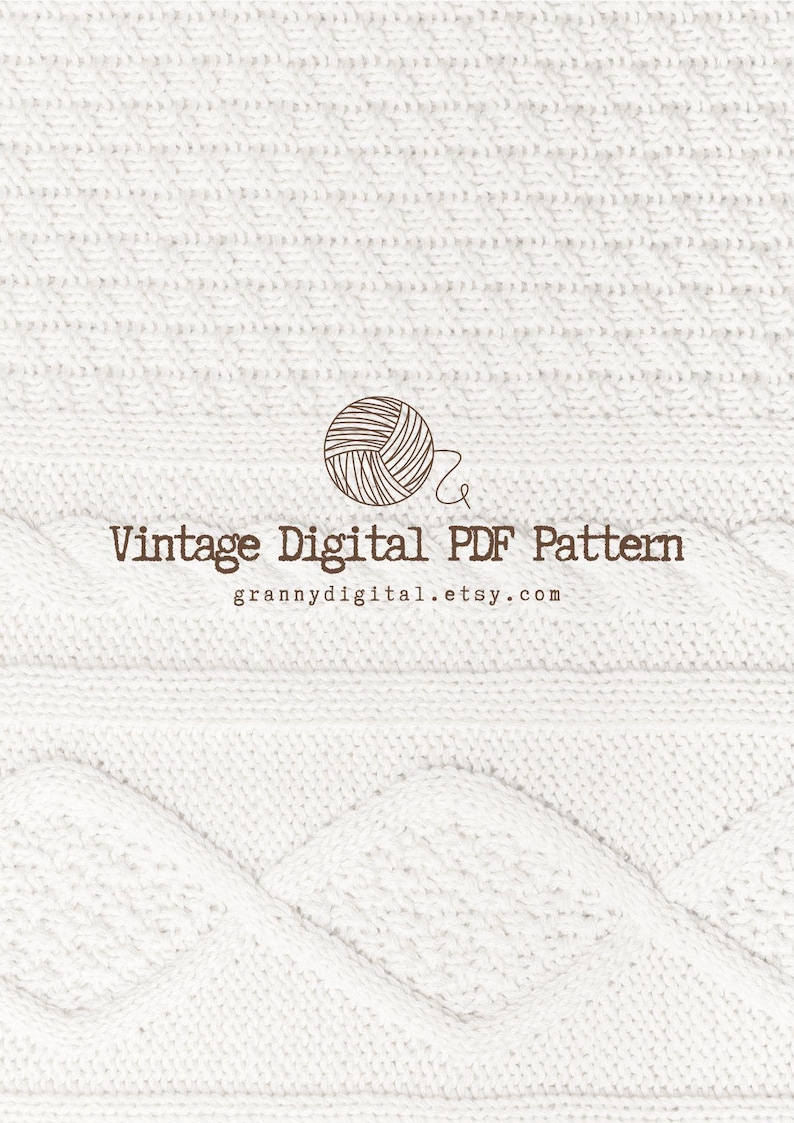 Patchwork Cable Knit Sweater Pattern Boho Colorful Cable Jumper Women Experienced Winter Design Vintage PDF Pattern image 2