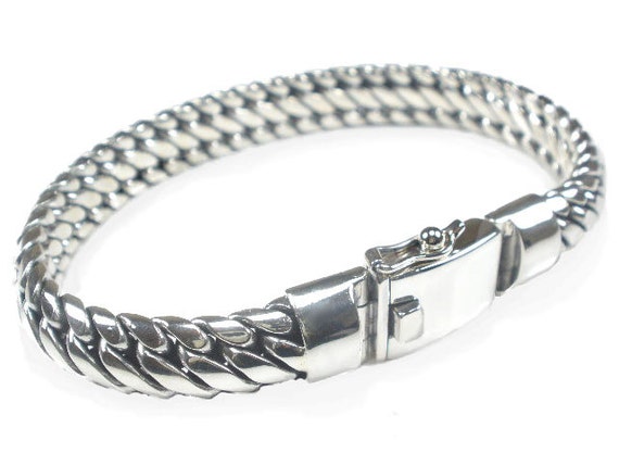 Showroom of Silver antique design gents bracelet | Jewelxy - 239568