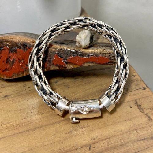 Rope Chain Dookie Necklace Heavy Chunky 925 Solid Etsy