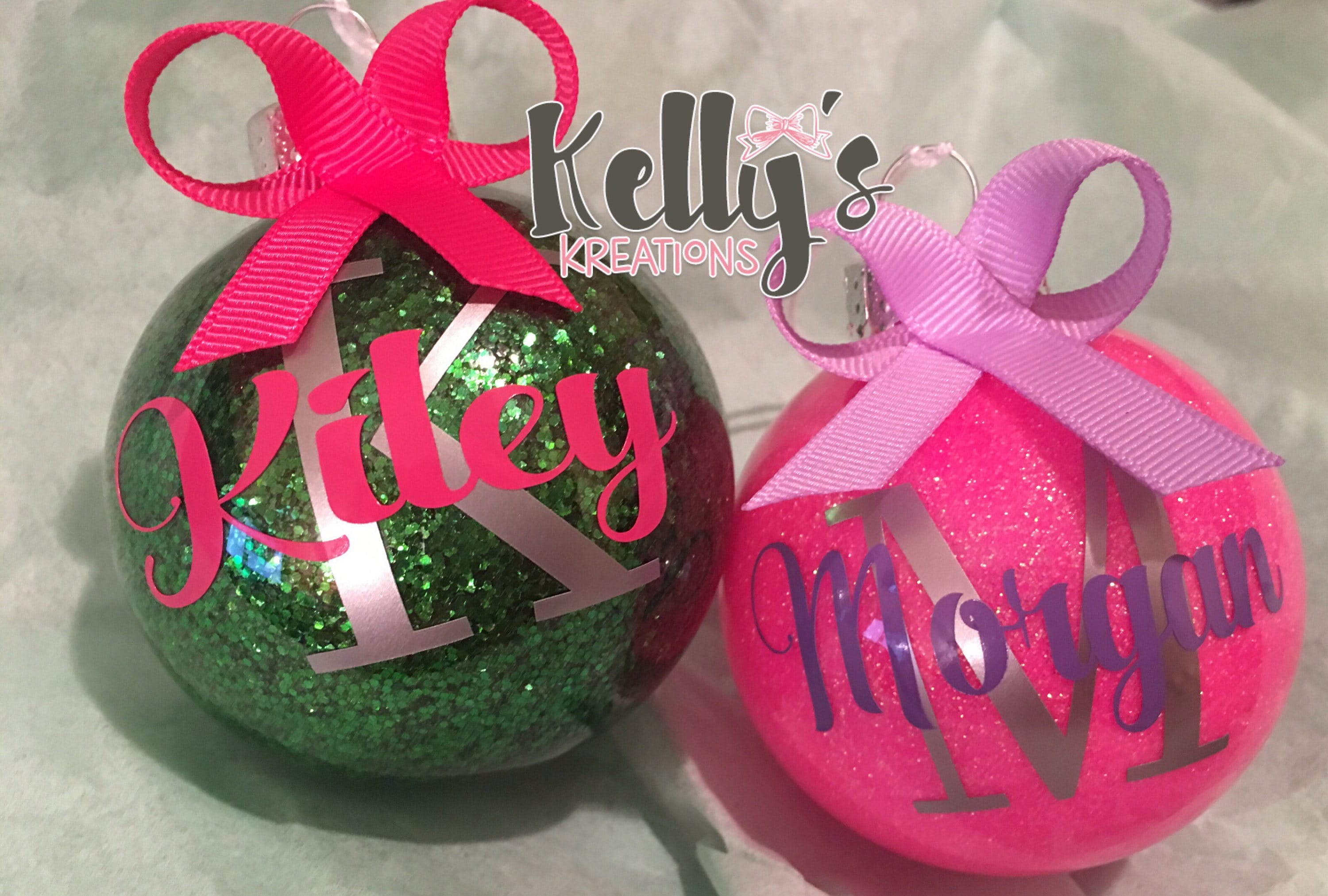Personalized Christmas ornaments name ornaments kids Etsy