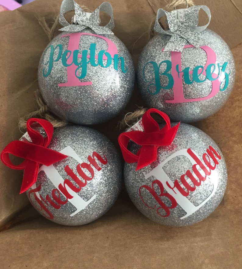 Personalized Christmas ornaments name ornaments kids Etsy