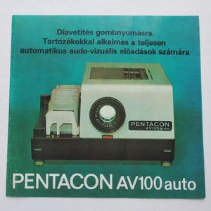 Pentacon AV100 auto Advertising
