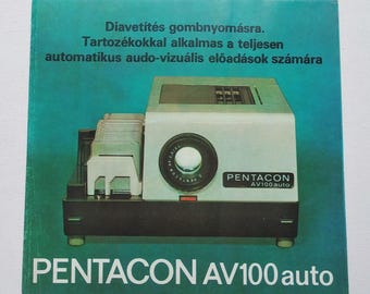 Pentacon AV100 auto Advertising