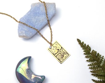 Aquarius: The Star Tarot Necklace