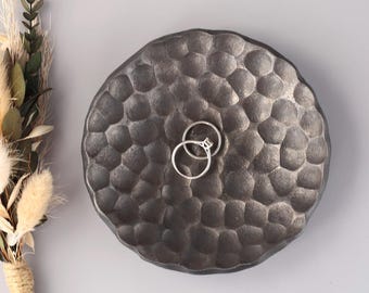 Ironcloud Dish. Hand-forged 11th Anniversary Gift. Steel Dish Home Decor