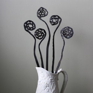Handgeschmiedetes Eisenblumenbouquet - Eisenblumen