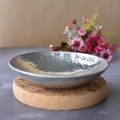 Personalized 10th Anniversary Aluminum Bowl: Hand-Forged Catch-All Dish