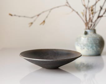 Timeless Conical Dish for Candlelight & Home with Golden 'Halo' detail.