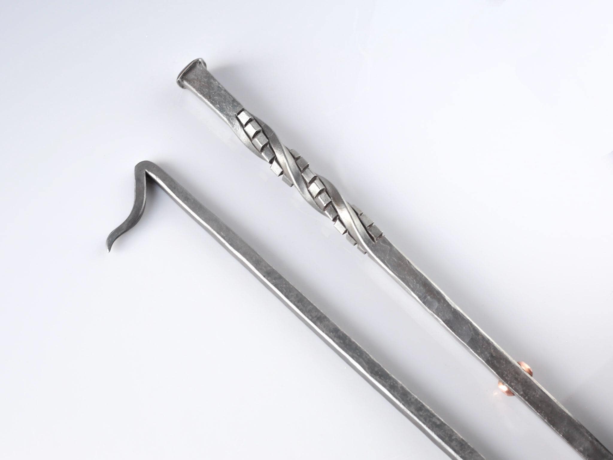 6th Anniversary Gift, Personalised Iron Forged Poker, Available in 3 Distinctive Designs.