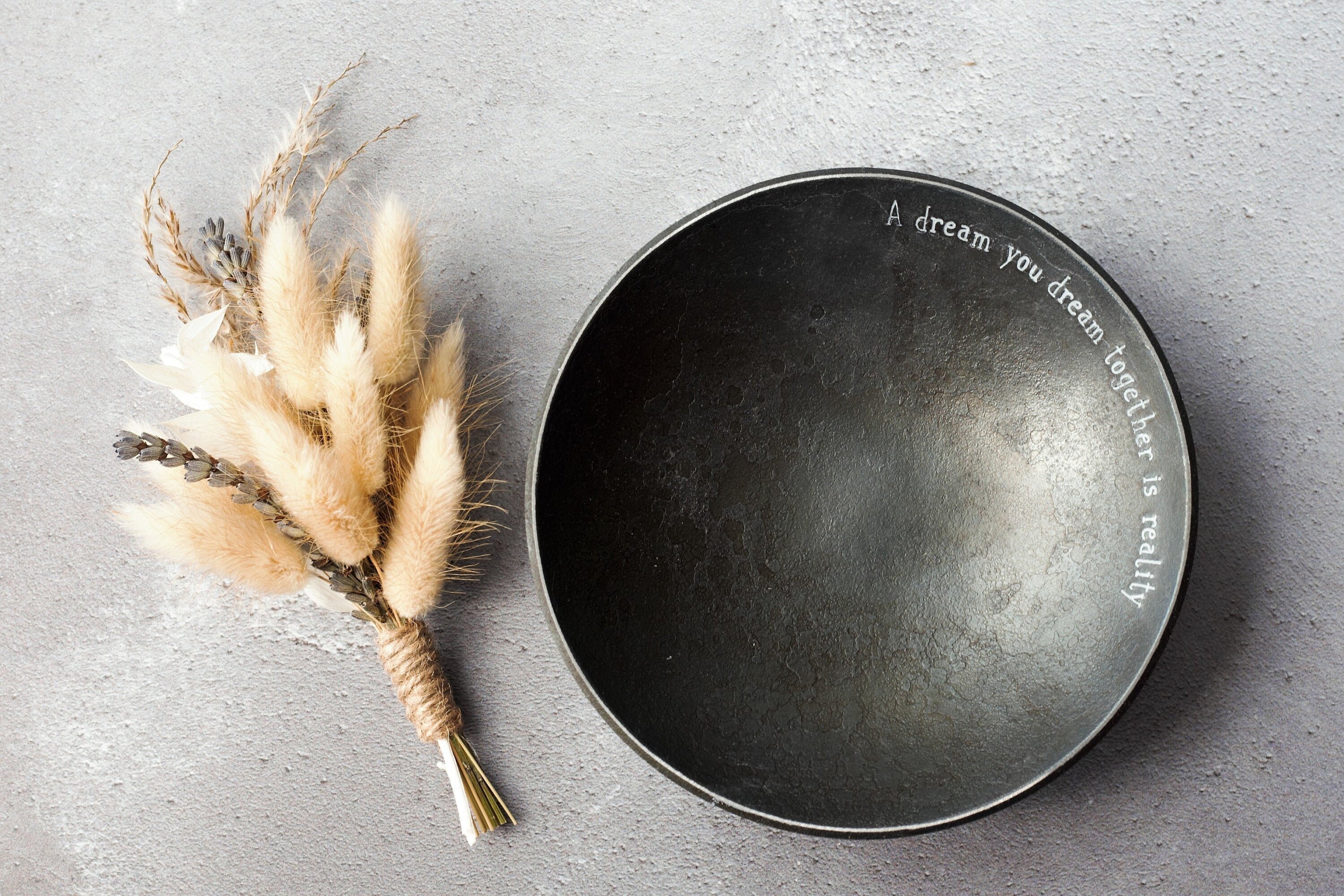 Cadeau Du 6Ème Anniversaire - Bol en Fer avec Message Personnalisé Plat de Bijoux Pour Elle Fourre-T