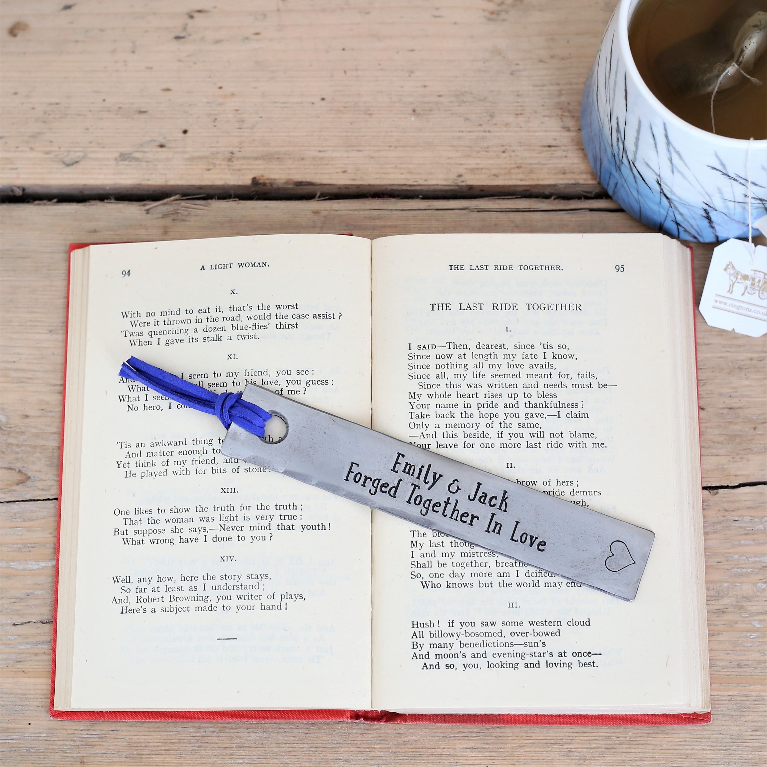 Hammered Iron Bookmark