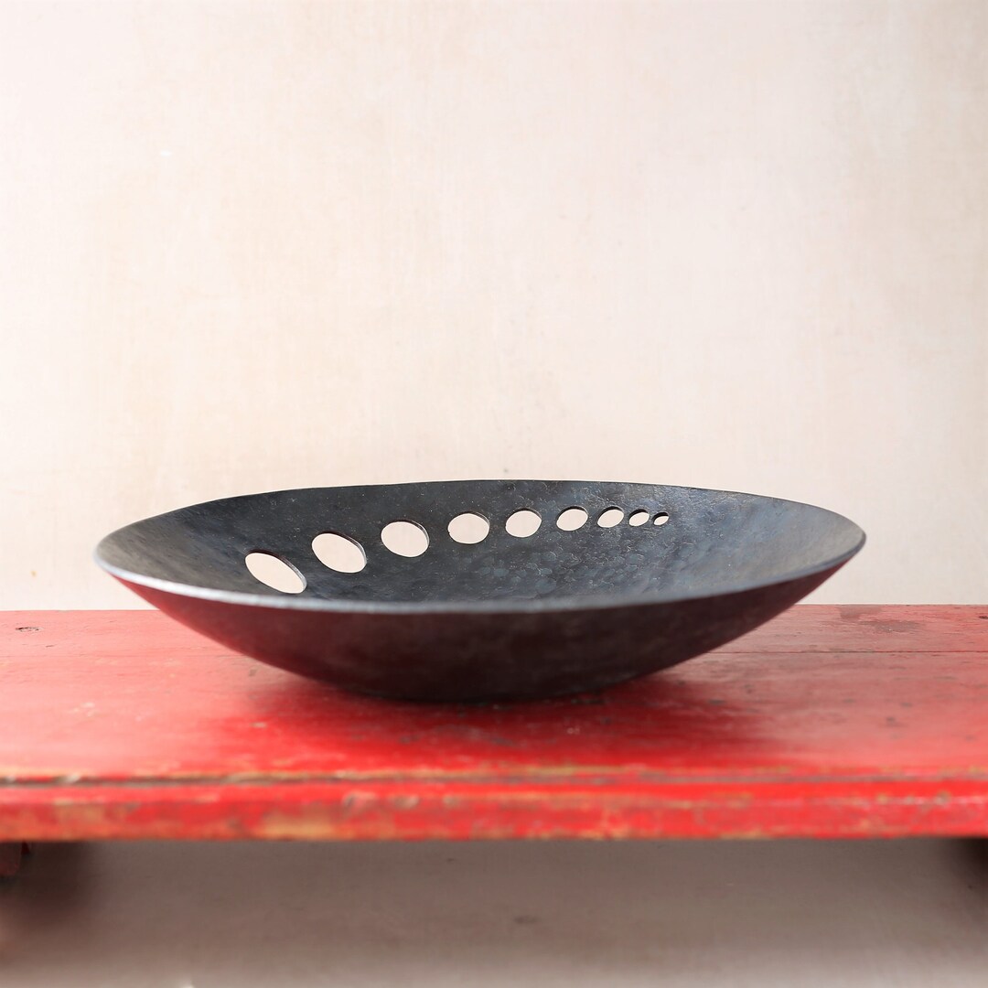 Decorative Metal Bowl With Contemporary Design 6th Anniversary Gift