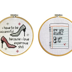 instant download post nap Cross stitch pattern twin pack funny cross stitch pattern nap time