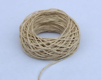 Filato di canapa naturale 0,9 mm