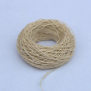 Naturligt hampagarn 0,6 mm