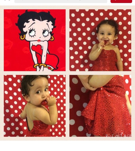 betty boop polka dot dress