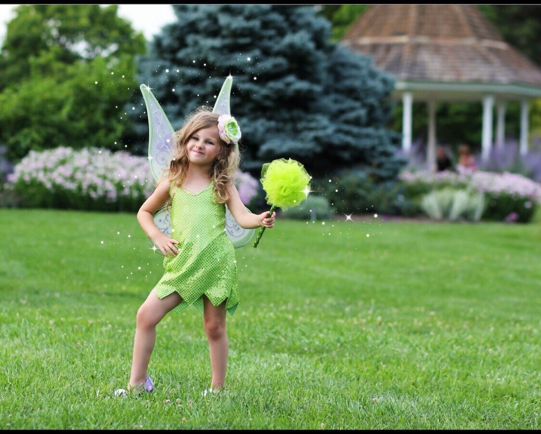 Green Fairy Dress Inspired by Tinkerbell - Sleeveless -  Halloween/cosplay/party Dress - Fast Shipping - Etsy