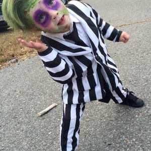 Beetlejuice costume boy bettlejuice toddler  party suit boy bettle juice bettlejuice girl or boy