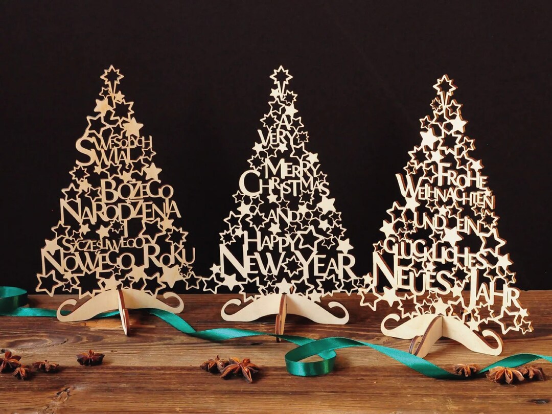 Mini Christmas Tree Decoration Small Christmas Tree Desk Etsy