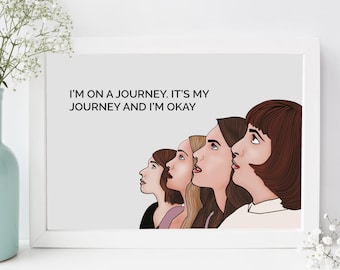 Girls HBO Quote Print: Marnie Michaels Journey (Digital Download)