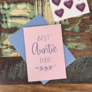 Bonne fête des mères tante carte de fête des mères pour tante tante carte de fête des mères meilleure tante jamais aimante carte joyeuse fête des mères pour tante
