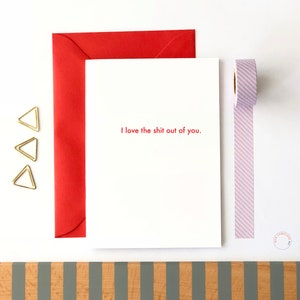 Ti amo da morire Divertente biglietto d'anniversario Divertente biglietto d'amore Divertente biglietto d'auguri per fidanzata Divertente biglietto di San Valentino Divertente biglietto di San Valentino per moglie Ti amo