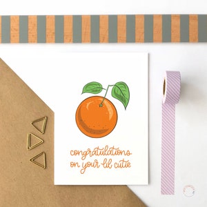 Gefeliciteerd met je kleine schatje Gefeliciteerd kaart genderneutraal nieuwe baby kaart babyshower kaart nieuwe ouders schattige baby kaart Irish