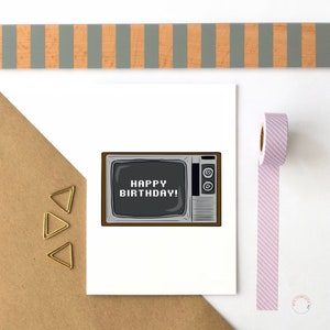 Carte d'anniversaire TV Carte d'anniversaire pour joueur Carte d'anniversaire télévision Carte d'anniversaire pour lui Carte d'anniversaire pour homme Cartes d'anniversaire irlandaises pour petit ami