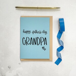 Buona festa del papà Nonno Festa del papà Carta per il nonno Carta del giorno del papà irlandese Carte fatte in irlandese Carta della festa del papà blu Amorevole Nonno Carta