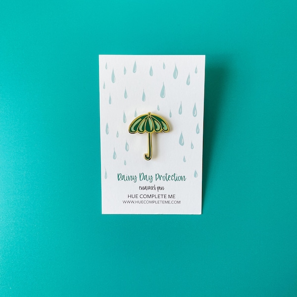 Umbrella Enamel Pin Umbrella Jewellery PNW Gift Rainy Day Gift Umbrella Lapel Pin Trading Pin Umbrella Gift Brolly Pin Badge