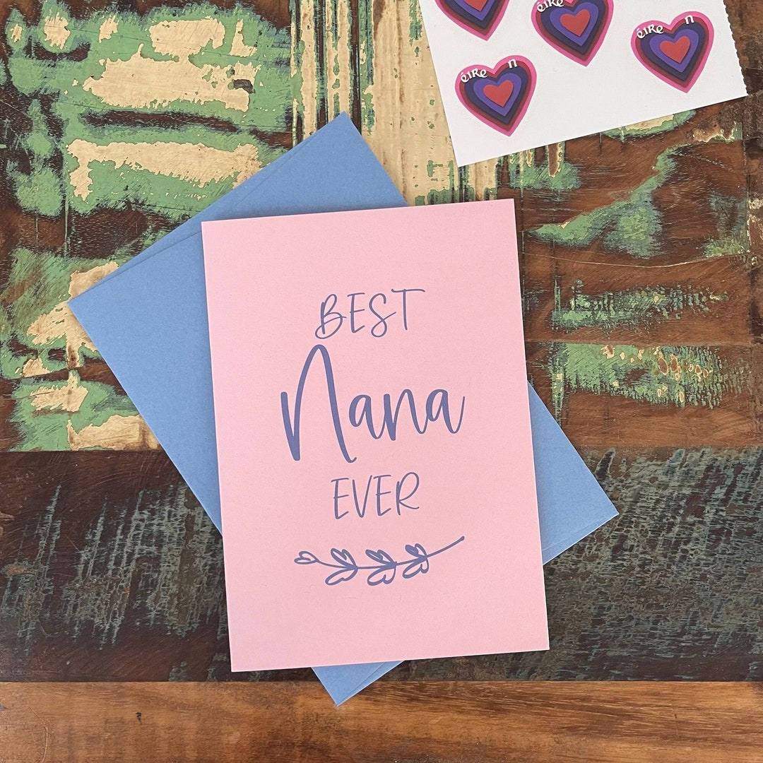 Happy Mother's Day Nana Mothers Day Card for Nana Happy Mothers Day
