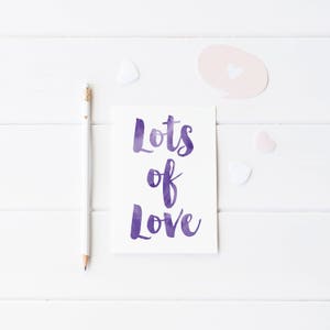 Muito amor, cartão de amor, cartão de amor em aquarela, cartão para namorada, cartão de aniversário, envio de amor, cartão romântico, eu te amo, cartão de amor
