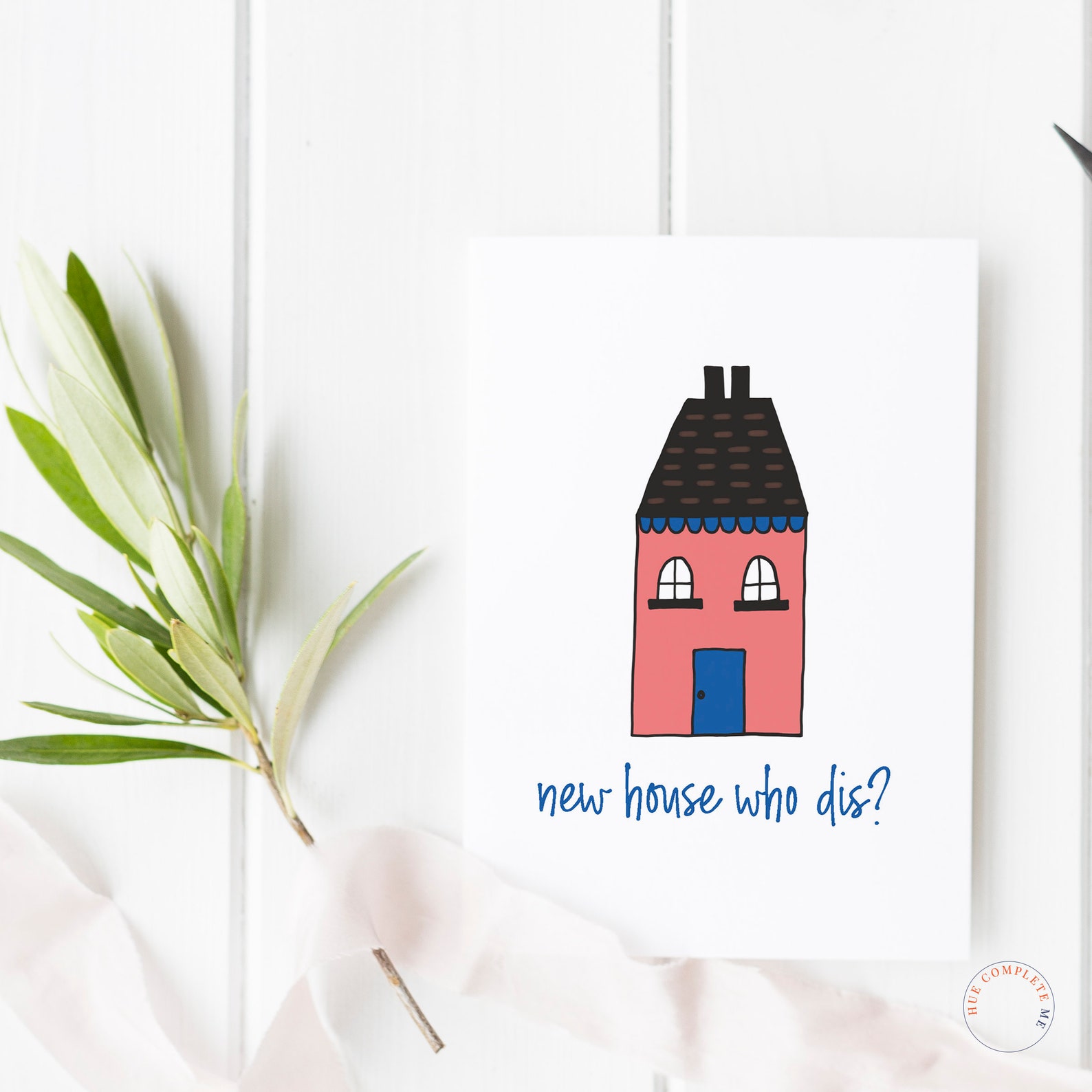 New House Who Dis New Home Card New House Card Moving Card Etsy