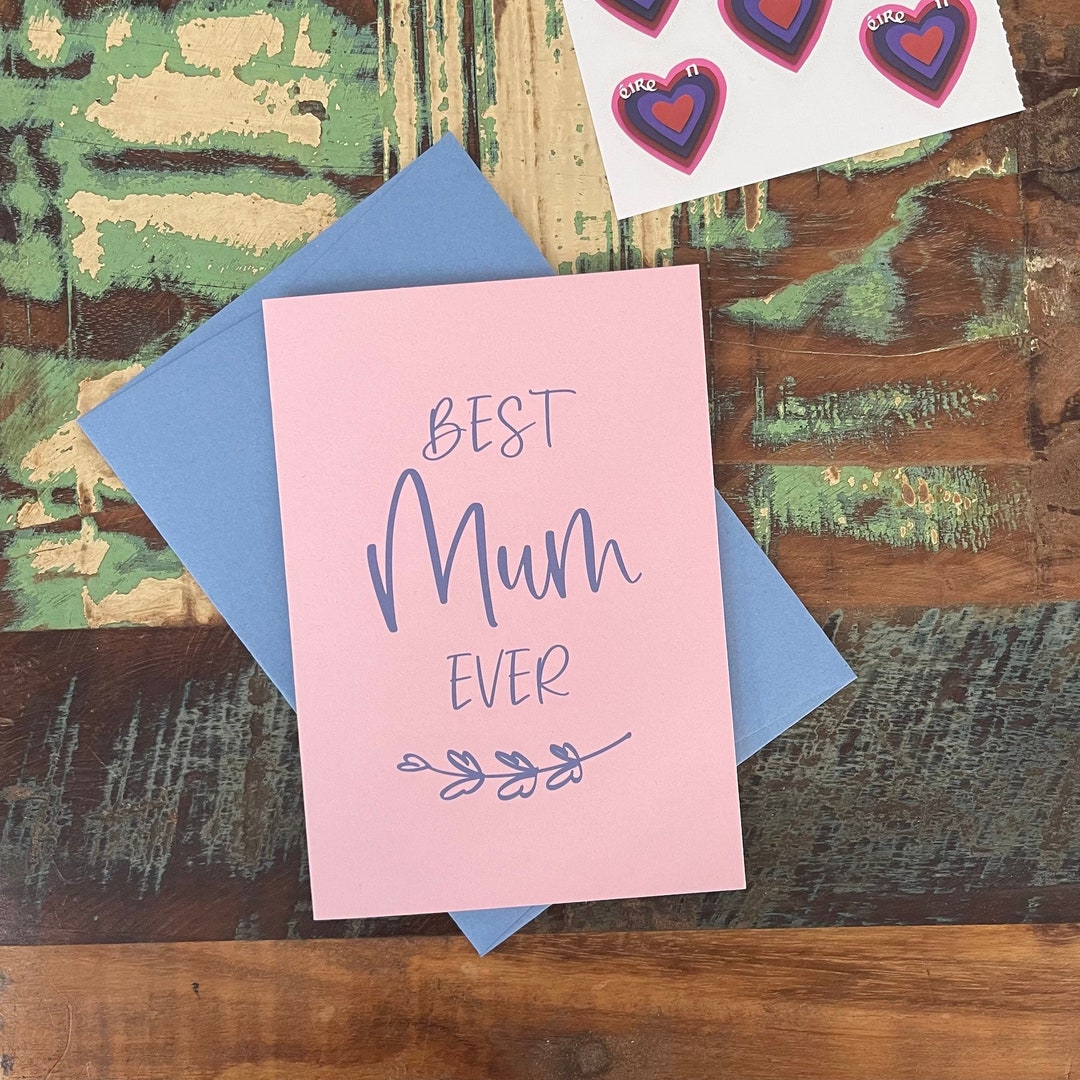 Happy Mother's Day Mum Mothers Day Card for Mum Happy Best Mum Ever ...