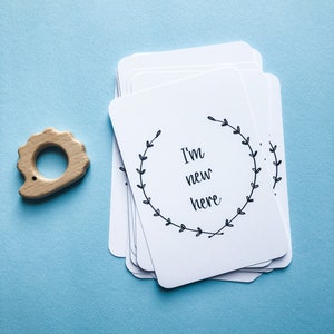 Cartes d'étapes importantes pour bébé Cartes d'étapes importantes du mois Nouveau bébé Cartes d'étapes importantes du mois pour bébé Cartes d'étapes importantes pour bébé fille Cartes d'étapes importantes pour bébé garçon