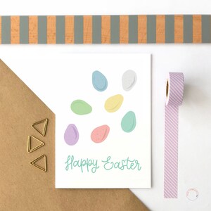 Feliz Pascua Tarjeta de dulces de Pascua Tarjeta de mini huevo Tarjeta de mini huevo de Pascua Tarjeta de dulces de Pascua Tarjeta de huevo de Pascua Tarjetas de felices Pascuas