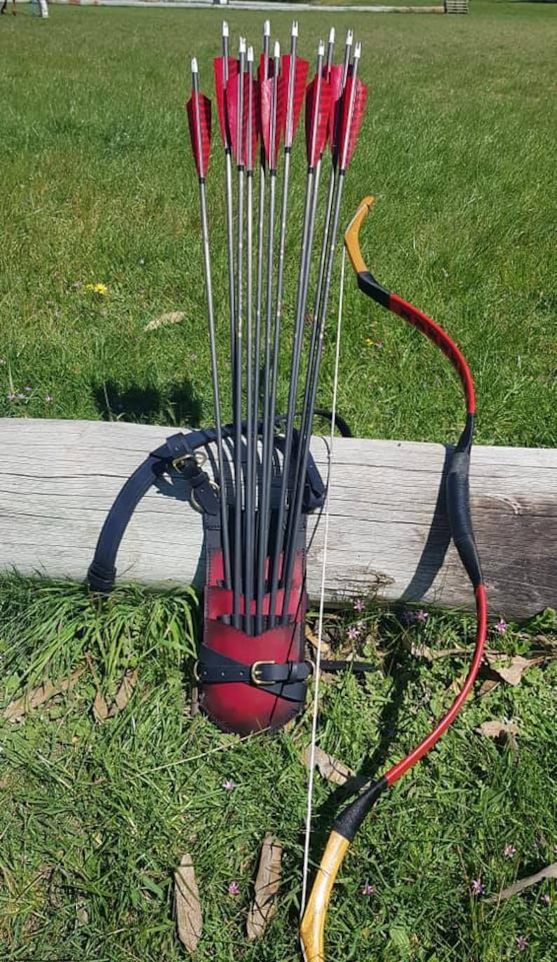 Horse Archery Quiver 12 Shot Lowline Quiver Etsy