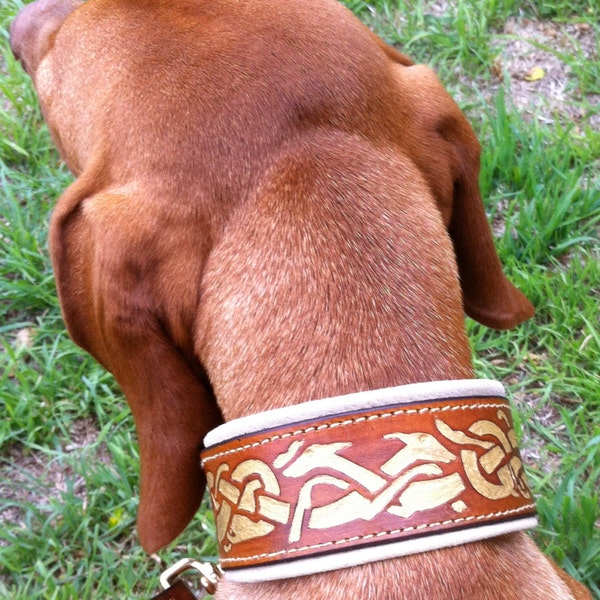 Leather Sight Hound Collar