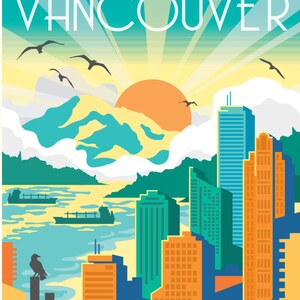 Discover Vancouver Travel Poster image 4