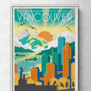 Discover Vancouver Travel Poster image 3