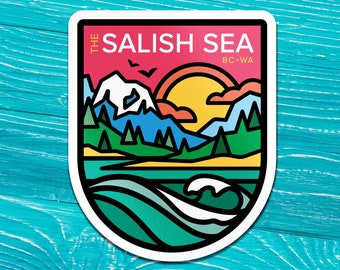 Salish Sea Aufkleber