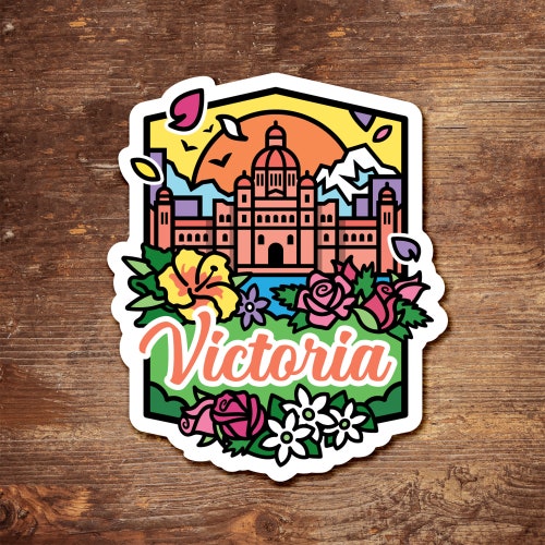 Victoria Sticker Etsy