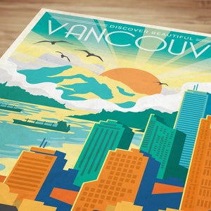 Discover Vancouver Travel Poster image 2